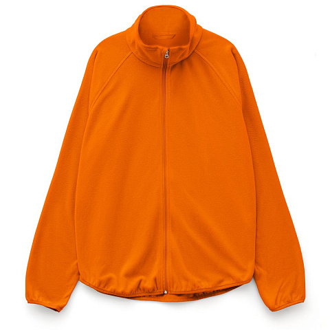 Куртка флисовая унисекс Fliska, оранжевая - рис 2.