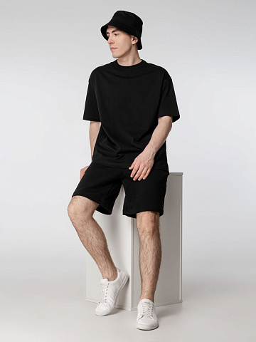 Футболка оверсайз мужская Boxy Men, темно-серая (графит) - рис 8.