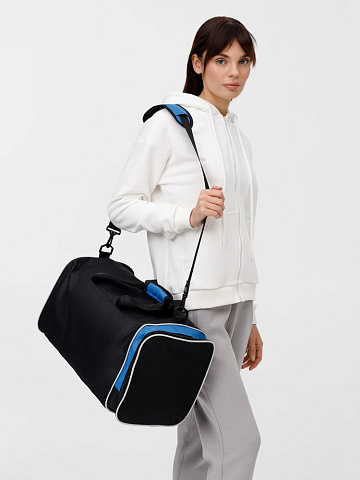 Спортивная сумка Fitnext, черная с синим - рис 7.