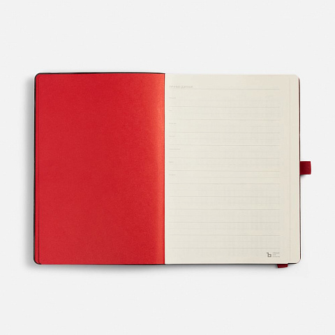 Ежедневник Peel Flex, недатированный, красный - рис 9.