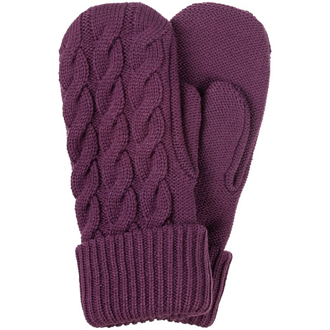 Варежки Heat Trick, баклажановые - рис 2.