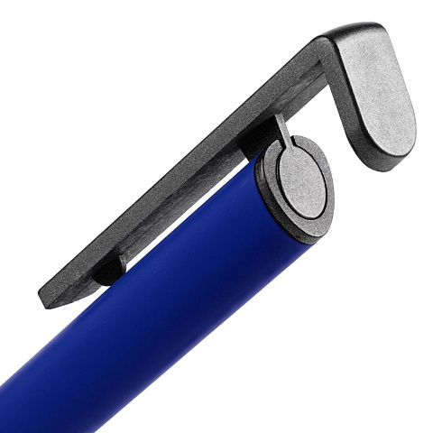 Ручка шариковая Standic с подставкой для телефона, синяя - рис 7.