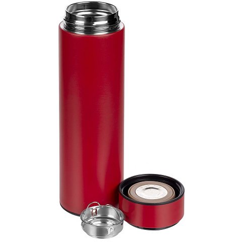 Смарт-бутылка с заменяемой батарейкой Long Therm, красная - рис 3.