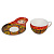 Подарочный набор для чая Матрешка (хохлома) - миниатюра - рис 3.