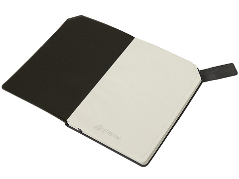 Блокнот А5 в гибкой обложке Chaplin, серый - рис 7.