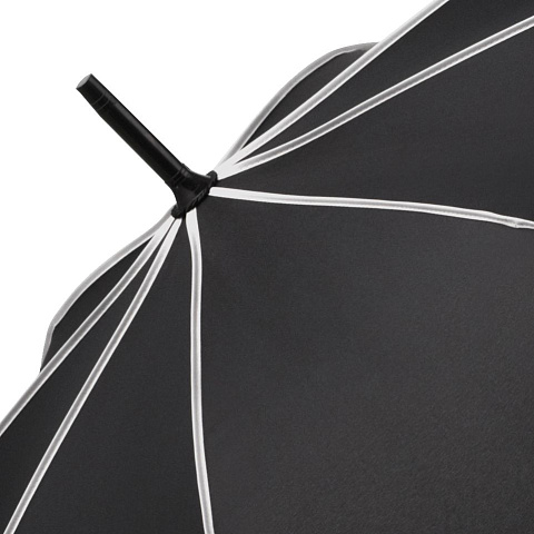 Зонт-трость Seam, светло-серый - рис 3.