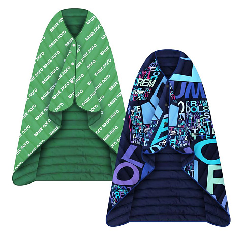 Плед-пончо Blanket Print на заказ - рис 2.