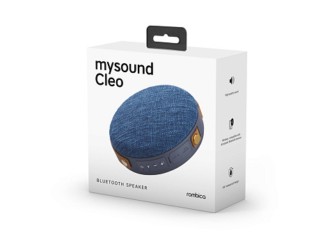 Портативная колонка mySound Cleo, 8 Вт Blue - рис 5.