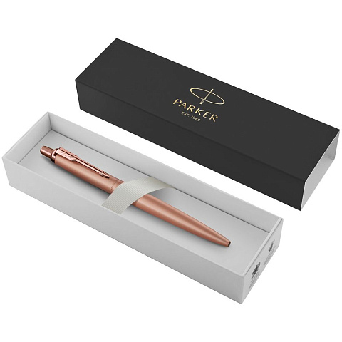 Ручка шариковая Parker Jotter XL Monochrome Pink Gold, розовое золото - рис 4.