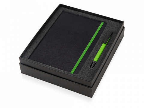 Подарочный набор с блокнотом и ручкой "Лидер" - рис 4.