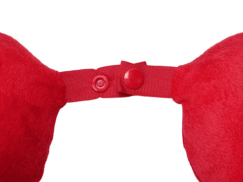 Подушка Basic из микрофибры с эффектом памяти U-shape, красный NEW - рис 4.