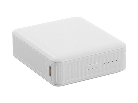 Внешний аккумулятор Brick 10 с быстрой зарядкой QC/PD, 10000 мАч, белый - рис 6.