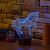 3D светильник Лошадка - миниатюра - рис 4.
