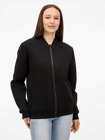 Бомбер унисекс Estado, черный - рис 2.