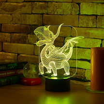 3D светильник Дракоша