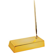 Настольный прибор Золотой слиток, золотистый (Р)