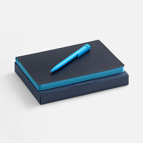 Набор Doppio, синий с голубым