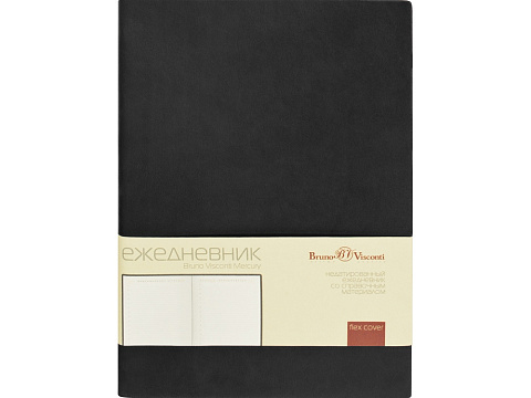 Ежедневник А5 недатированный Mercury, черный - рис 4.