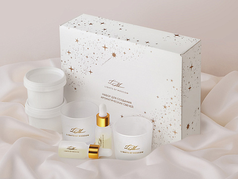 Набор для создания 2-х ароматических свечей: амбра и табак/маракуйя, сандал и пачули - рис 2.