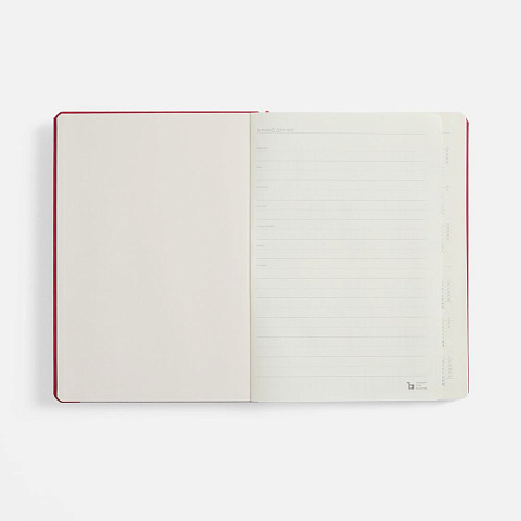 Ежедневник Urban Metal, недатированный, красный - рис 5.