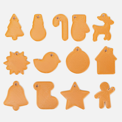 Мини-подвеска «Пряник», звездочка - рис 7.