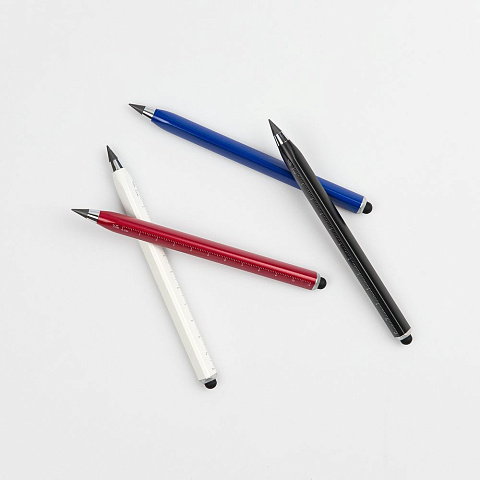 Вечный карандаш Tricore со стилусом, белый - рис 7.