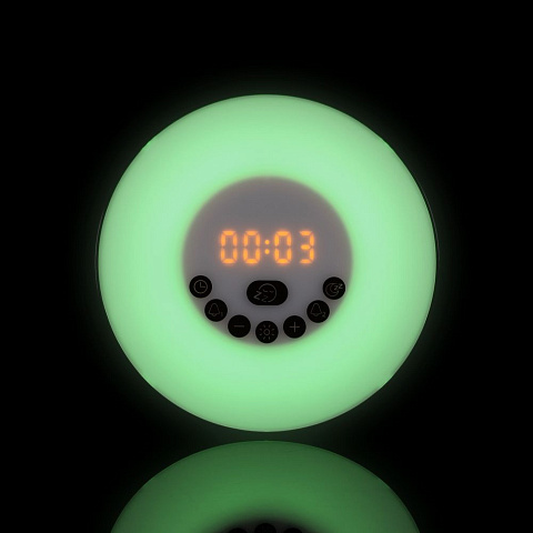 Лампа-колонка со световым будильником dreamTime, ver.2, черная - рис 15.