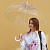 Прозрачный зонт трость - миниатюра - рис 2.