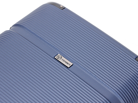 Чемодан TORBER Onego, синий, ABS-пластик, 69,5 х 46 х 26 см, 69 л - рис 10.