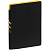 Ежедневник Flexpen Black, недатированный, черный с желтым - миниатюра