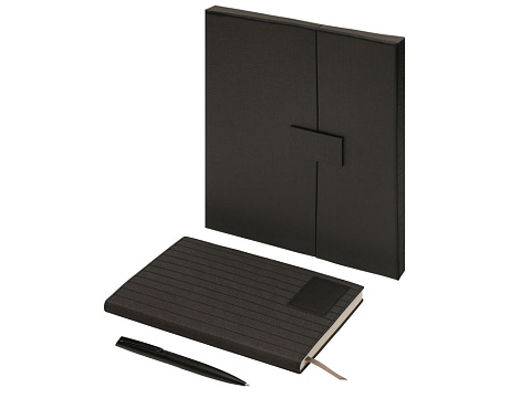 Подарочный набор Bradburry &Co с блокнотом А5 и ручкой, черный