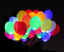 Светящиеся воздушные шарики