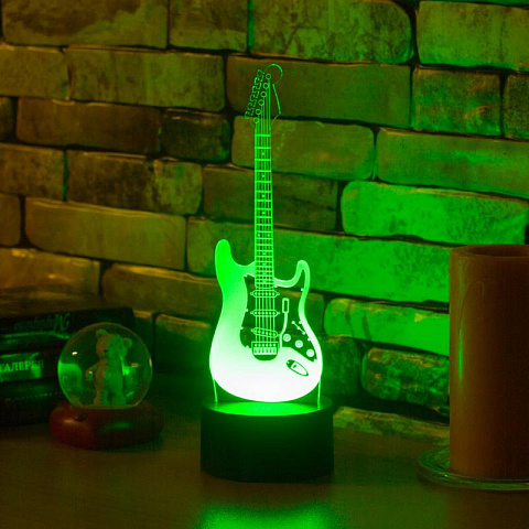 3D светильник Гитара - рис 3.