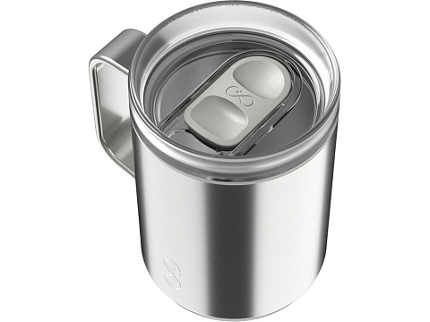 Ocean Bottle дорожная кружка-термос объемом 350 мл - стальной - рис 3.