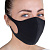 Черная защитная маска для лица - миниатюра