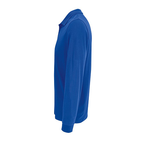 Рубашка поло с длинным рукавом Prime LSL, ярко-синяя (royal) - рис 3.