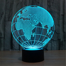 3D светильник Планета Земля