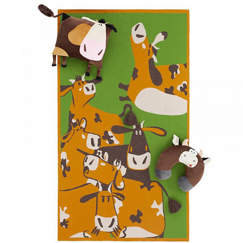Подушка игрушка "Коровья семья" - рис 9.