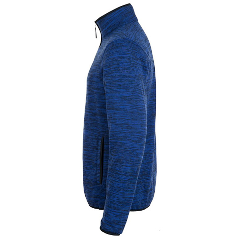 Куртка флисовая Turbo, синяя с темно-синим - рис 4.