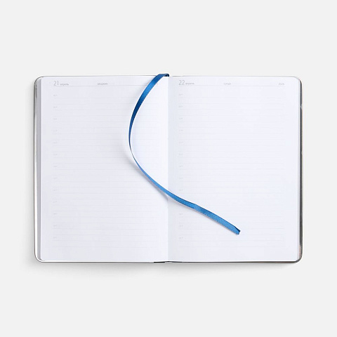 Ежедневник Metal Frame на заказ, датированный, синий - рис 8.