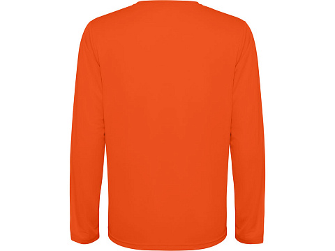Лонгслив Estoril унисекс, огненно-оранжевый - рис 2.