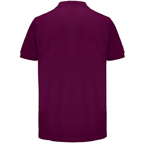Рубашка поло унисекс Pacific, фиолетовая (сливовая) - рис 3.