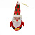Светящаяся фигурка Деда Мороза (14 см) - миниатюра