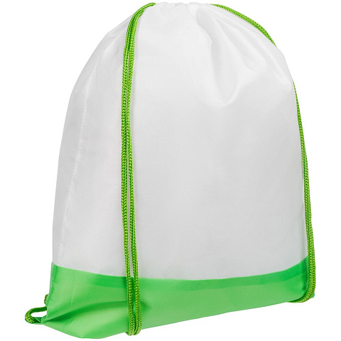 Рюкзак детский Classna, белый с зеленым - рис 2.