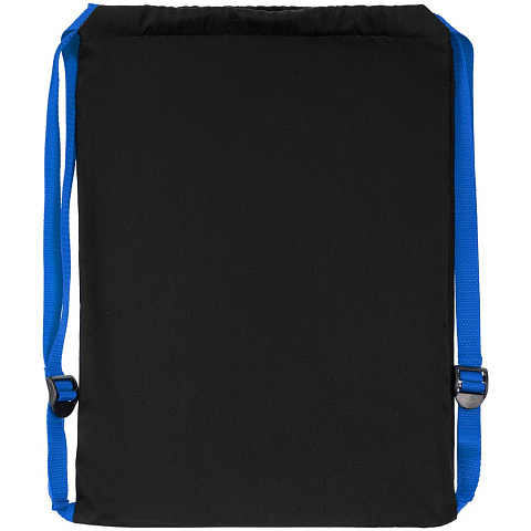 Рюкзак Nock, черный с синей стропой - рис 5.