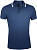 Рубашка поло мужская Pasadena Men 200 с контрастной отделкой, темно-синяя с белым - миниатюра - рис 2.