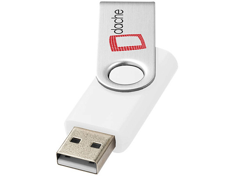 USB-флешка на 16 Гб Rotate Basic, белый - рис 4.