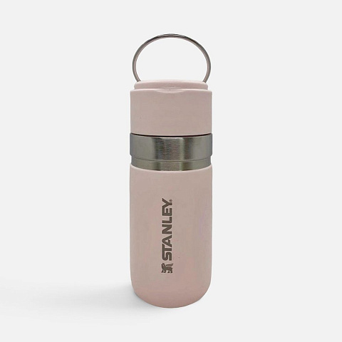 Термобутылка Go Quick Flip 470, розовая - рис 2.