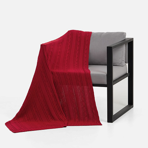 Плед Remitti, красный - рис 3.