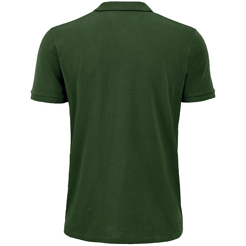 Рубашка поло мужская Planet Men, темно-зеленая - рис 3.